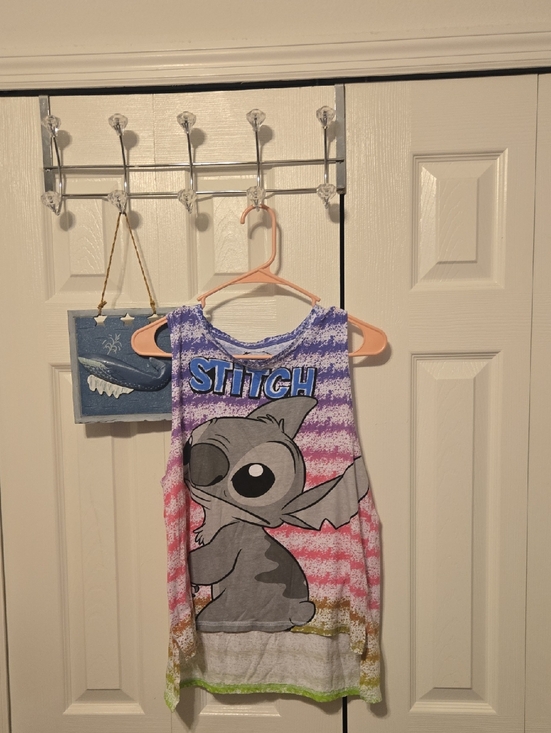 Disney Tops - Disney Blue and Purple Stitch Tank Top
